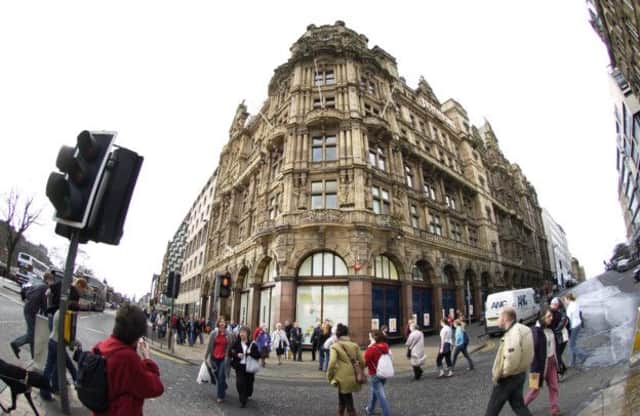 Jenners department store in Princes Street. Picture: TSPL