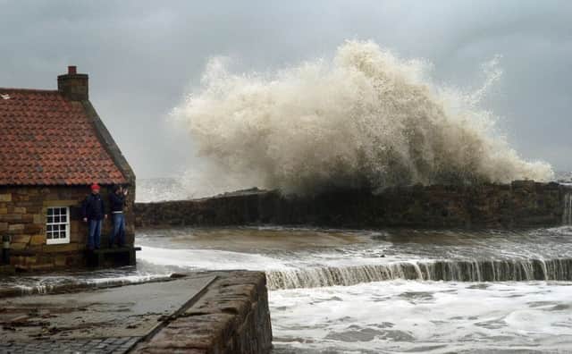 Scotland's coastal towns are braced for high winds. Picture: Jane Barlow