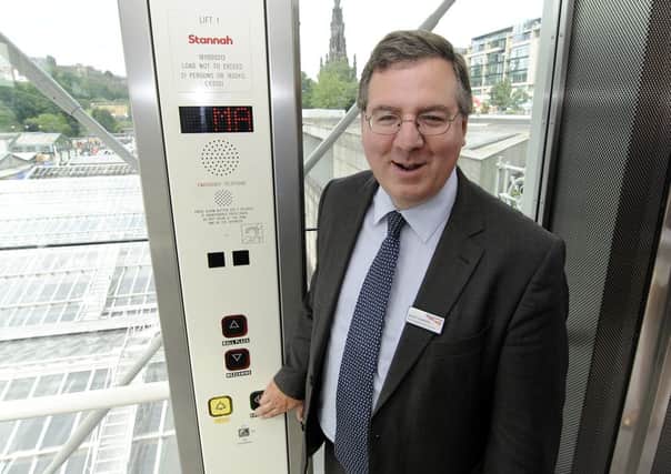 David Simpson, head of Network Rail in Scotland. Picture: Julie Bull