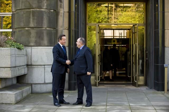 David Cameron says the Barnett Formula would remain following a No vote. Picture: TSPL