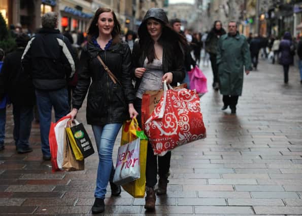 After a poor autumn, high streets across the country have seen a welcome boost. Picture: Ian Rutherford