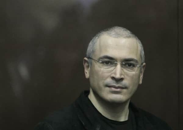 Mikhail Khodorkovsky has not yet commented on Vladimir Putins move to release him. Picture: AP