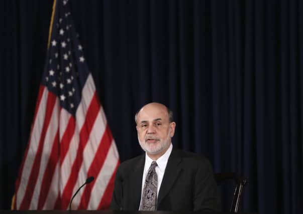 Ben Bernanke signalled that America was ending so-called Quantitative Easing (QE). Picture: Getty
