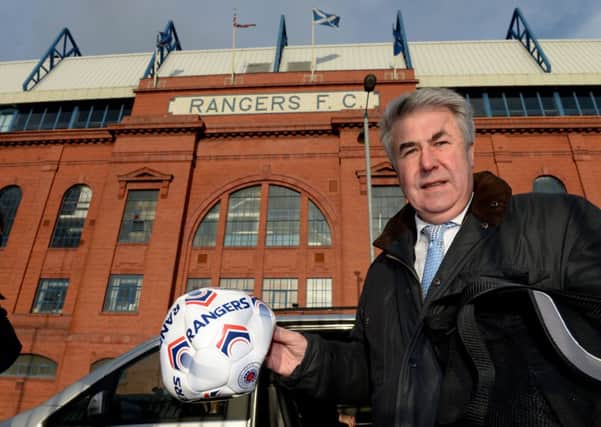 Former Rangers chairman Malcolm Murray leaves Ibrox following the clubs agm, during which the current board were re-elected. Picture: SNS