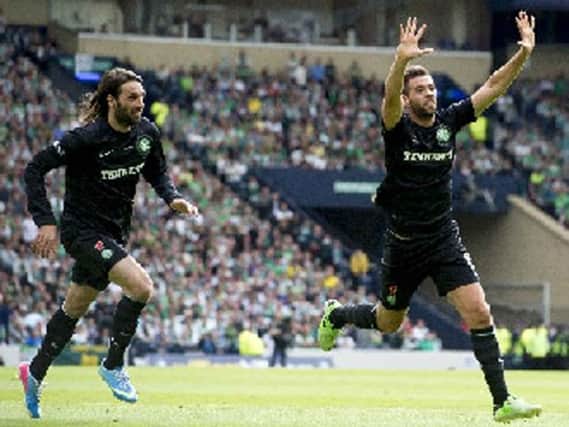 Joe Ledley and Georgios Samaras could be on their way out of Parkhead. Picture: SNS