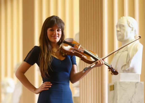 Nicola Benedetti was a major draw for the Christmas charity lunch organised by property professionals. Picture: Getty