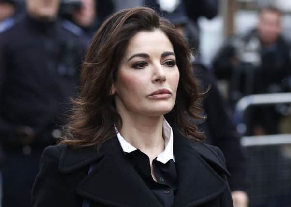 Nigella Lawson has said she was 'maliciously villified' in court. Picture: AP