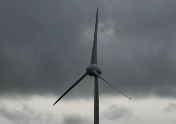 The Fetterangus community wind turbine. Picture: Contributed