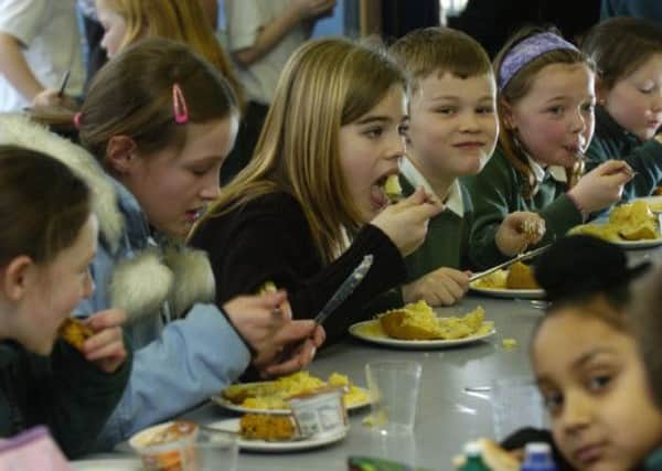 Evidence shows schools which give out less free meals perform better than. Picture: Julie Howden