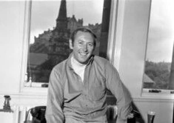David Coleman, pictured in Edinburgh where he covered the 1970 Commonwealth Games. Picture: Joe Steele