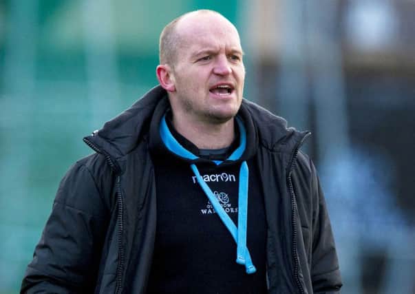 Glasgow Warriors head coach Gregor Townsend. Picture: SNS
