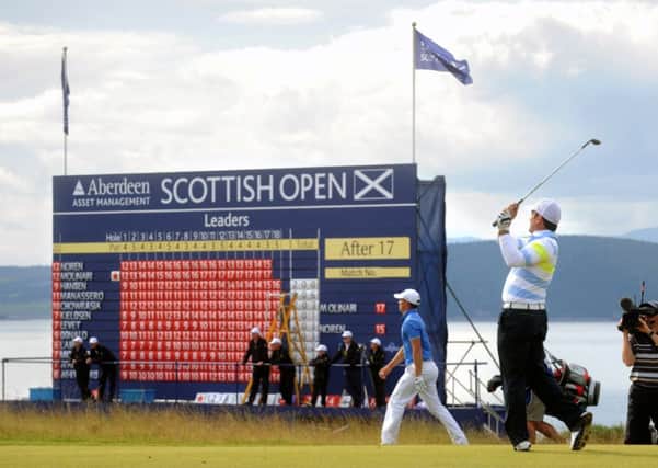 Televised coverage of the Castle Stuart Golf Links is expected to generate a tourism boom for the Highlands in 2014. Picture: Jane Barlow