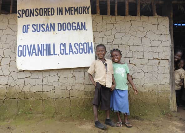 One school Marys Meals delivers to is sponsored in memory of Susan Doogan. Picture: Esme Allen