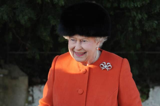 The Queen after the traditional Christmas Day church service at St Mary Magdalene Church in Sandringham. Picture: PA