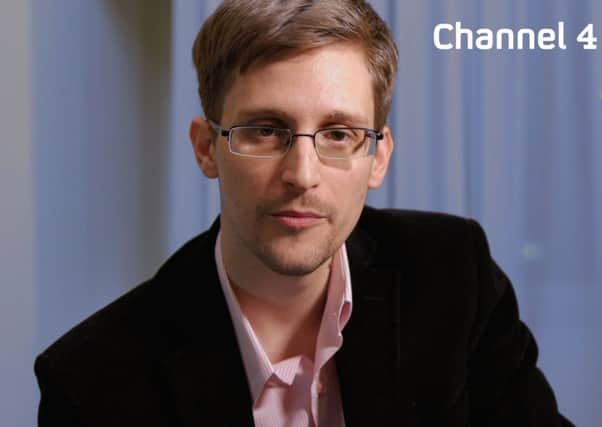 Edward Snowden delivers Channel 4's Alternative Christmas Message. Picture: Getty