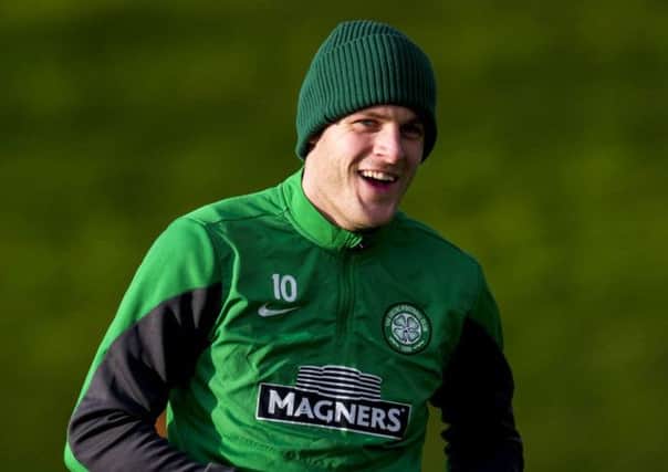 Anthony Stokes: Proud of Celtic's 17-game unbeaten run. Picture: SNS