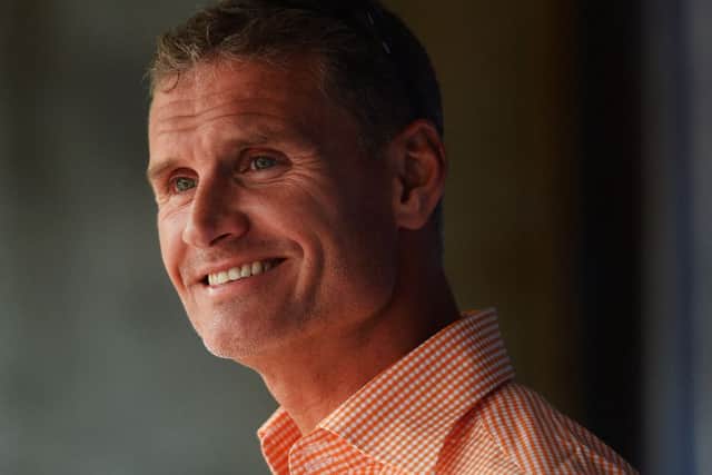 Former Formula One driver and current TV analyst David Coulthard. Picture: Getty