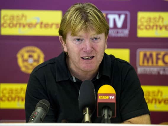 Motherwell manager Stuart McCall. Picture: SNS