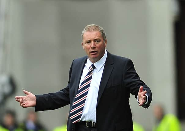 Rangers manager Ally McCoist. Picture: Robert Perry