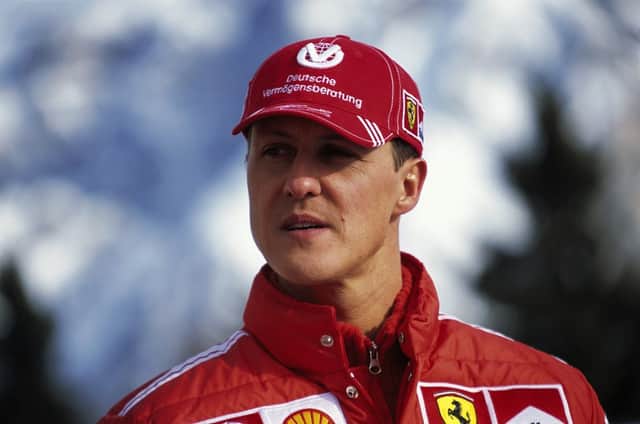 Former F1 world champion Michael Schumacher suffered a head injury. Picture: Getty