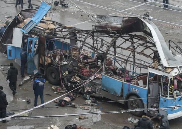 At least 14 people died in yesterdays bombing in Volgograd. Picture: Reuters