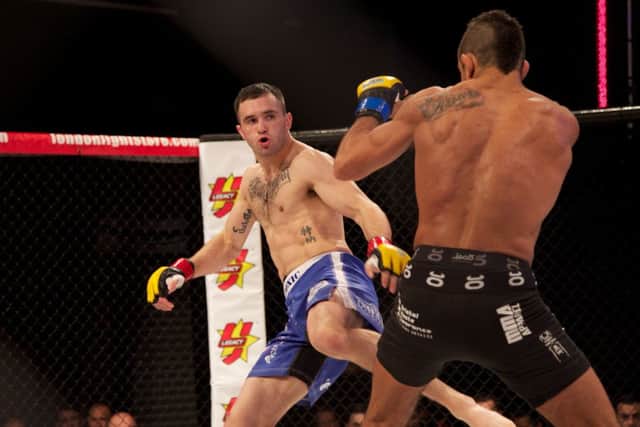 Graham Turner, left, is hoping for an astute performance in Dublin tonight. Picture: Dolly Clew/Cage Warriors