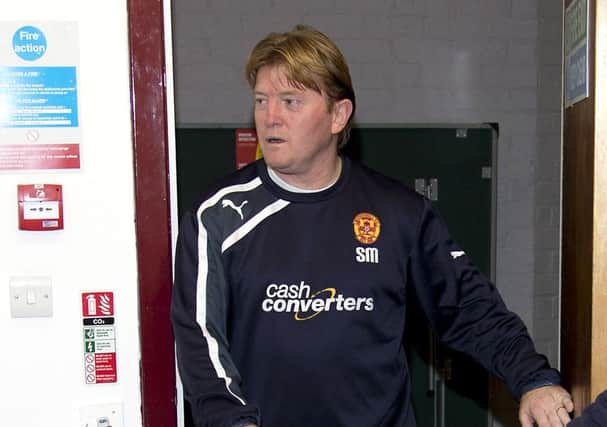 Stuart McCall at Fir Park yesterday as he celebrated three years in charge of Motherwell. Picture: SNS
