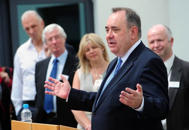 Yes vote will get mothers back to work through universal childcare, said Salmond. Picture: Ian Rutherford