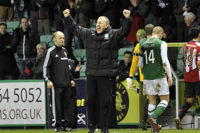 Terry Butcher says Hibs have turned the corner. Picture: TSPL