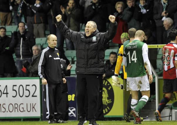 Terry Butcher says Hibs have turned the corner. Picture: TSPL