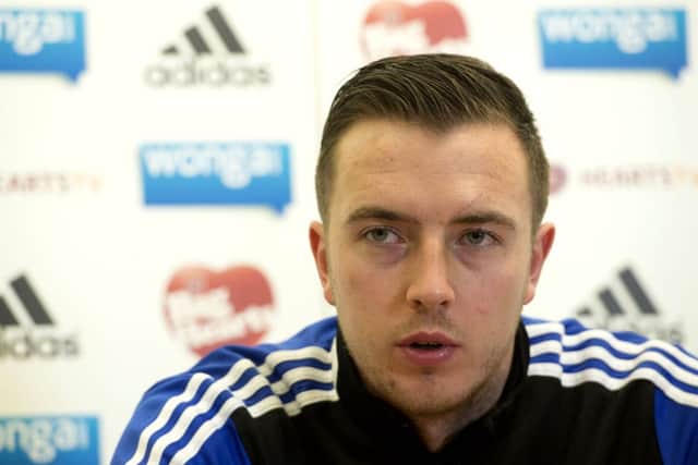 Hearts captain Danny Wilson looks ahead to the Edinburgh derby. Picture: SNS