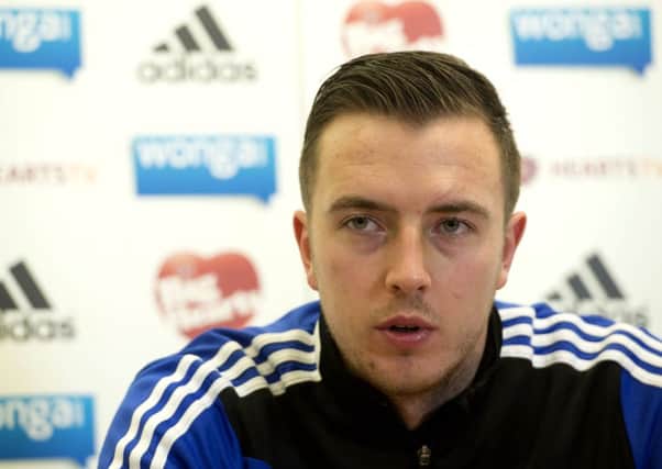 Hearts captain Danny Wilson looks ahead to the Edinburgh derby. Picture: SNS