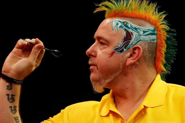 Scotland's Peter Wright will go for the PDC world title tomorrow. Picture: Getty