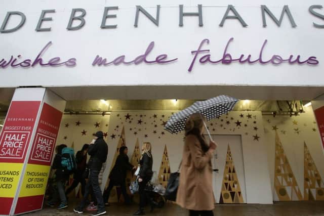 Debenhams has issued a profit warning and halted its share buyback scheme. Picture: PA