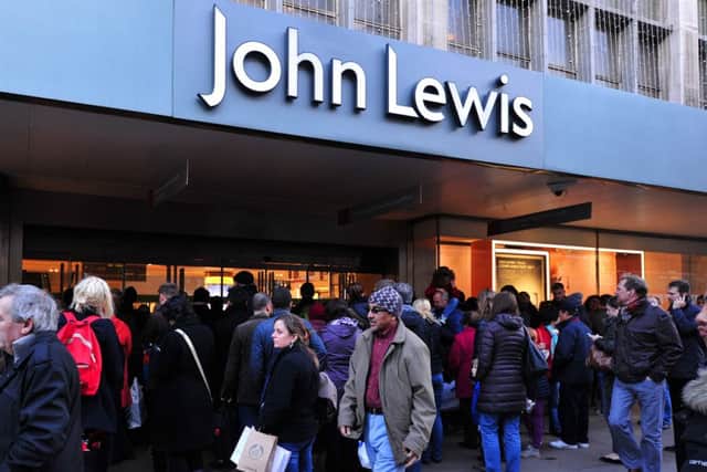 John Lewis enjoyed a good Christmas period, with sales lifted seven per cent. Picture: Getty