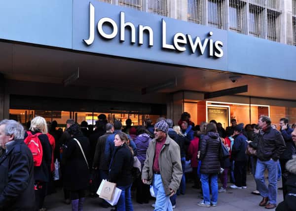 John Lewis enjoyed a good Christmas period, with sales lifted seven per cent. Picture: Getty