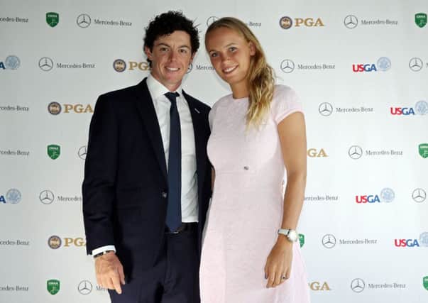 Golfer Rory McIIroy and tennis player Caroline Wozniacki have announced their engagement. Picture: Getty
