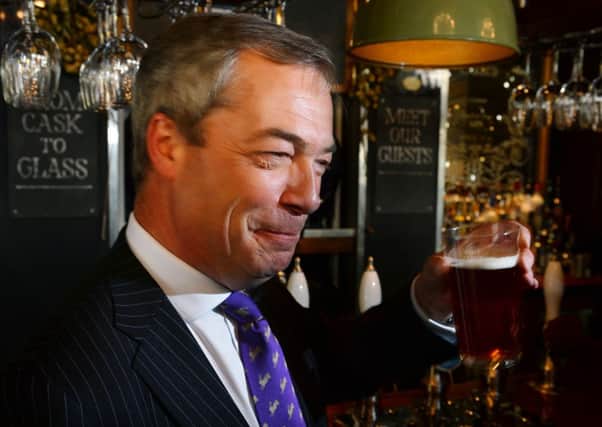 UK Independence Party (UKIP) leader Nigel Farage. Picture: Getty