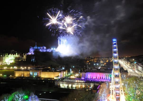Edinburgh's Hogmanay Street Party saw 10,000 tickets go unsold. Picture: Jane Barlow