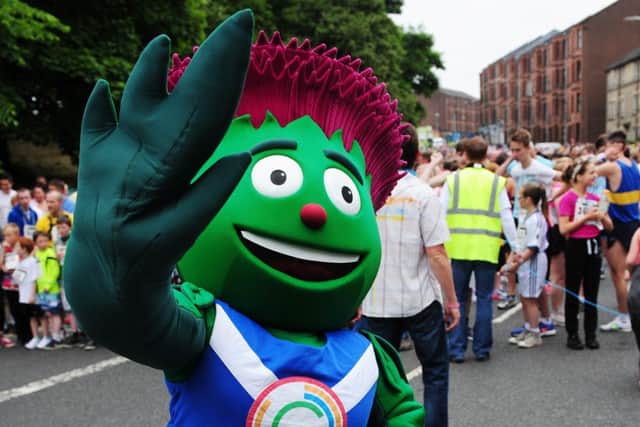 Clyde, the mascot of the 2014 Commonwealth Games. Picture: Ian Rutherford