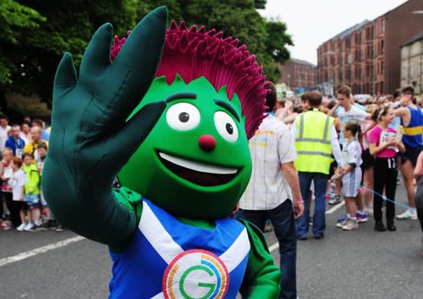 Clyde, the mascot of the 2014 Commonwealth Games. Picture: Ian Rutherford