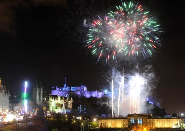 The Edinburgh street party saw 70,000 revellers - the event had a capacity of 80,000. Picture: Jane Barlow
