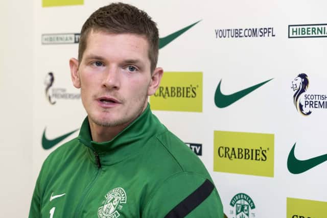 Hibernian goalkeeper Ben Williams. Picture: SNS