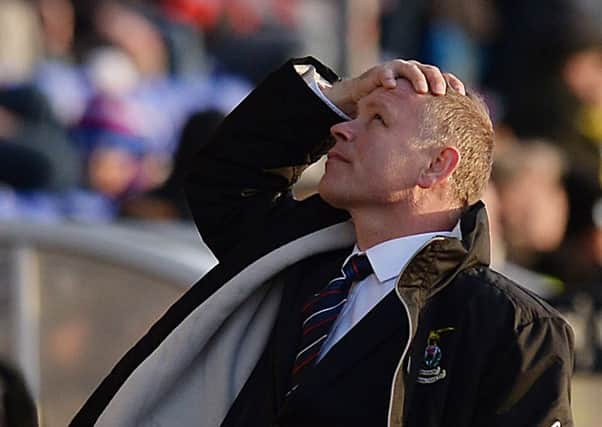 John Hughes is still waiting for his first win as Inverness boss. Picture: SNS