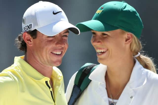 Rory McIIroy and tennis player Caroline Wozniacki have announced their engagement. Picture: Getty