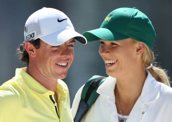Rory McIIroy and tennis player Caroline Wozniacki have announced their engagement. Picture: Getty