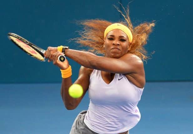 A straightsets win took Serena Williams to the semifinals in Brisbane. Picture: Getty