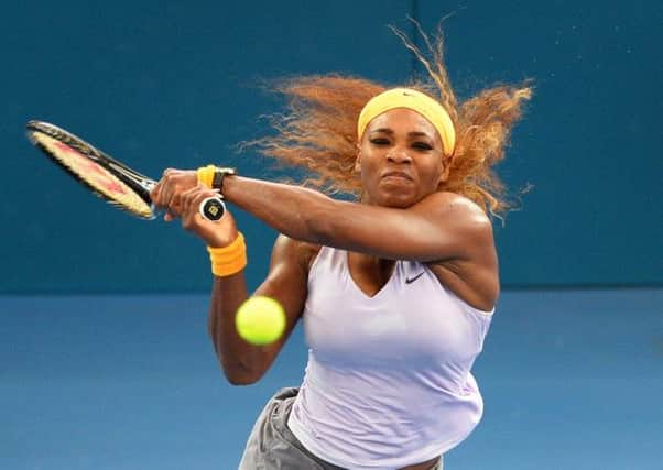 A straightsets win took Serena Williams to the semifinals in Brisbane. Picture: Getty