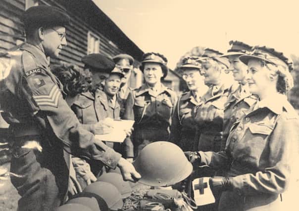 Women in the Royal Army Medical Corps in the Second World War. Picture: Contributed