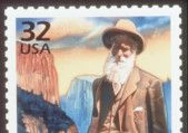 A commemorative US stamp of John Muir, issued in 1998. Picture: Contributed